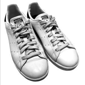 Adidas Originals Leather Stan Smith Iconic White Sneakers